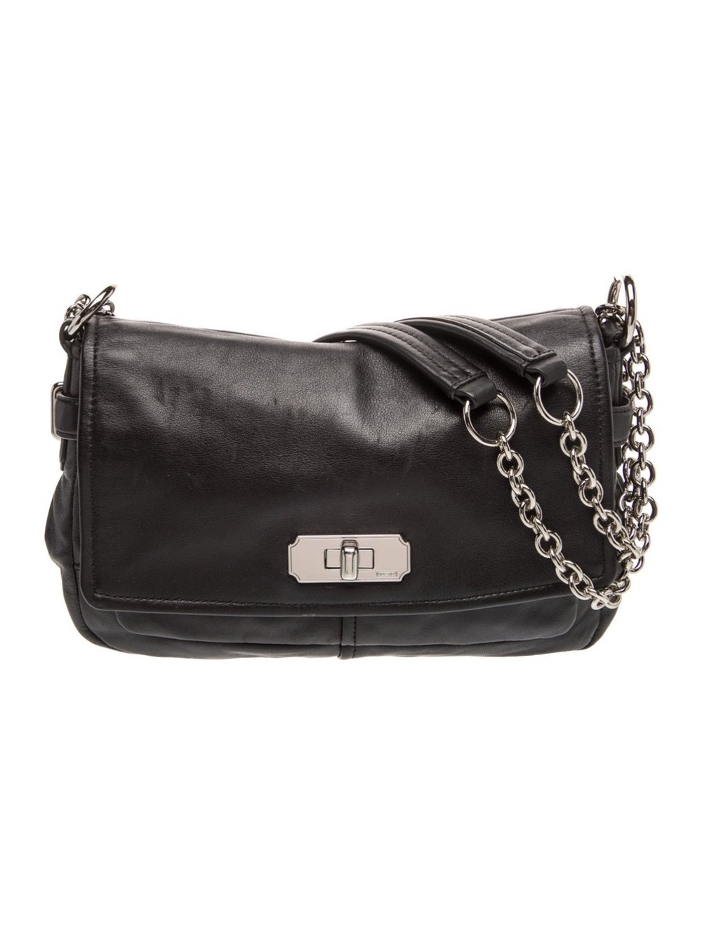 Coach Black Leather Chelsea Crossbody